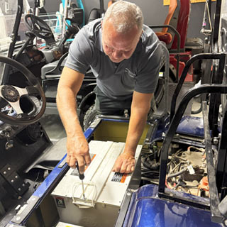 Battery maintenance and replacement
